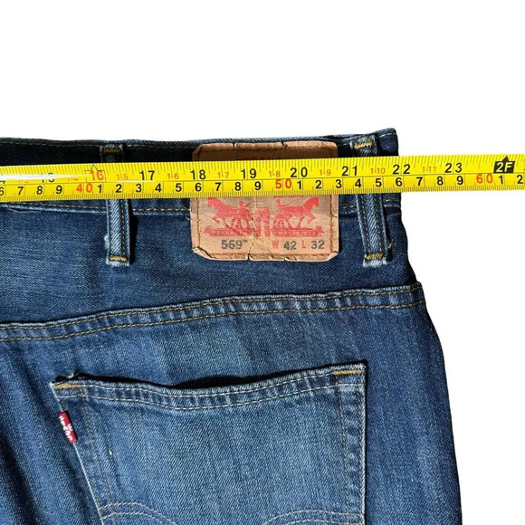 Levi’s Strauss & Co 569” Men Jeans Blue 42X32 regular fit - Picture 5 of 8